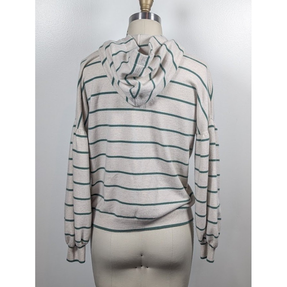 Brunello Cucinelli Zip Up Hoodie Sweater Womens Medium Cashmere Silk Wool Luxury - Picture 5 of 14
